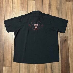 Vintage Hank III And Assjack Red Kap Mechanic Work Shirt Men's Size 2XL XXL‎